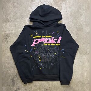 Black Pink Sp5der Hoodie
